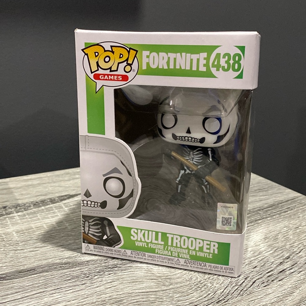 Funko Pop! Games | Fortnite #438: Skull Trooper - Collectable Vinyl Figure
